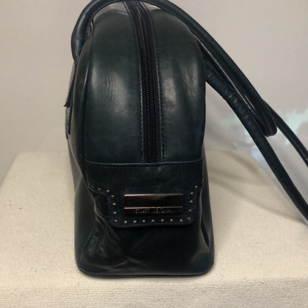 Stuart Weitzman Dark Emerald Green Soft Leather S… - image 3